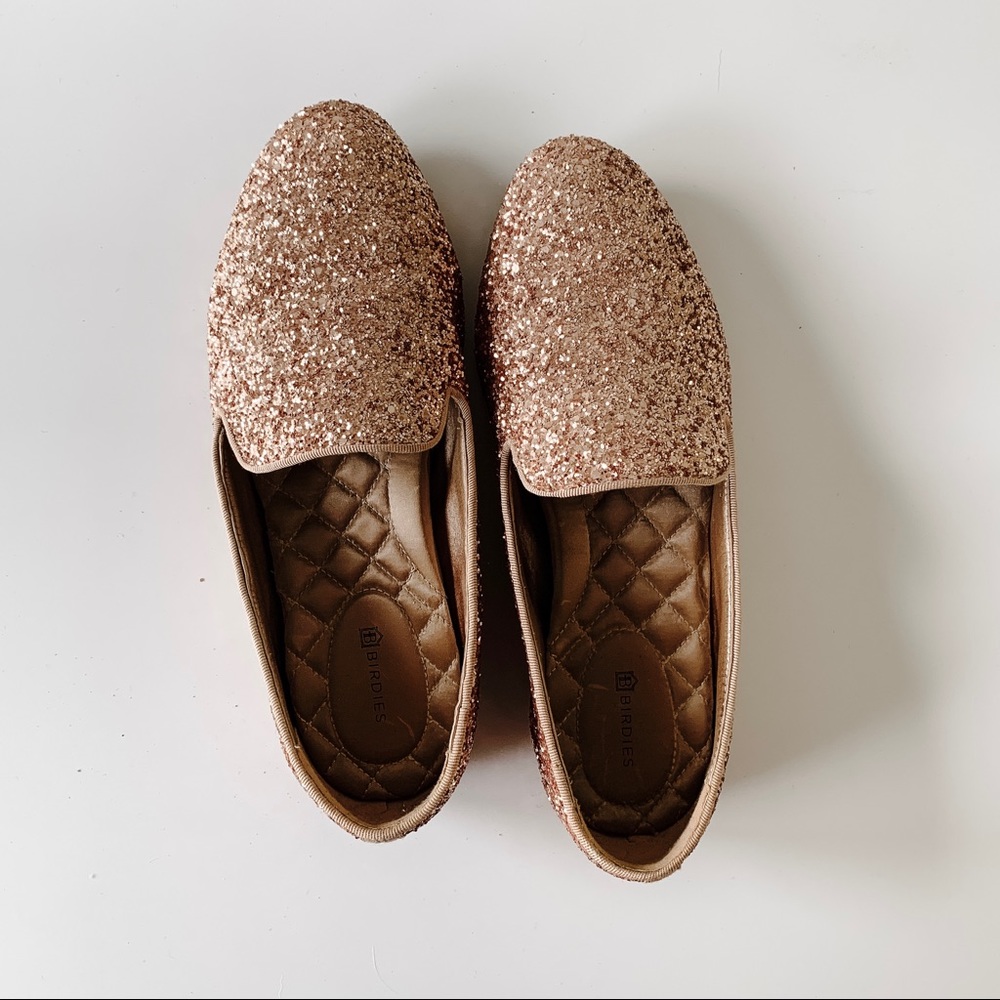 Birdies Starling in Crushed Gold, 7.5